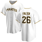 Pittsburgh Pirates #26 Bailey Falter White JEROMEN Cool Base Stitched Jersey