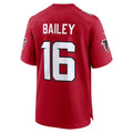 A.Falcons #16 Jake Bailey Red JEROMEN Team Game Jersey