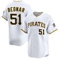 Pittsburgh Pirates #51 David Bednar White JEROMEN 2025 Home Limited Stitched Jersey