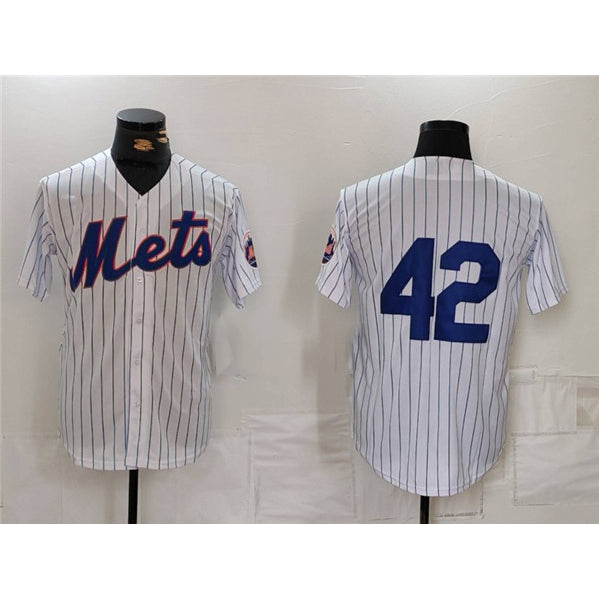 New York Mets #42 Jackie Robinson White JEROMEN Cool Base Stitched Jersey