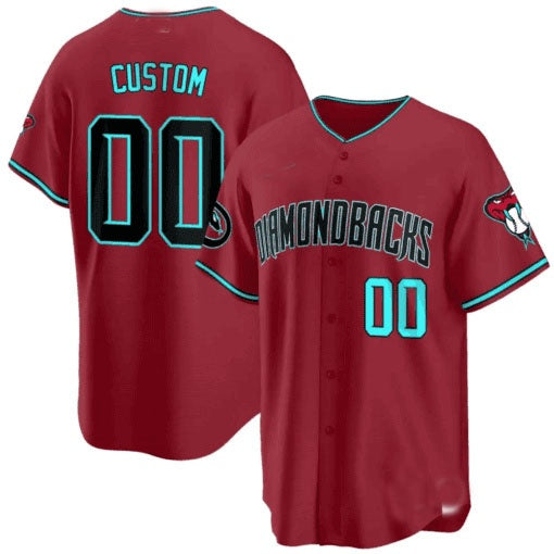 Custom Arizona Diamondbacks 2024 Cool Base Jersey ¨C All Stitched-Red JEROMEN
