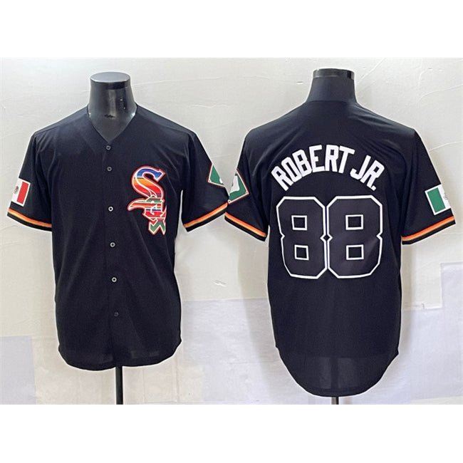 Chicago White Sox #88 Luis Robert Jr. Black JEROMEN Mexico Limited Stitched Jersey