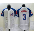 Atlanta Braves #3 Dale Murphy Number White JEROMEN 2023 City Connect Flex Base Stitched Jersey