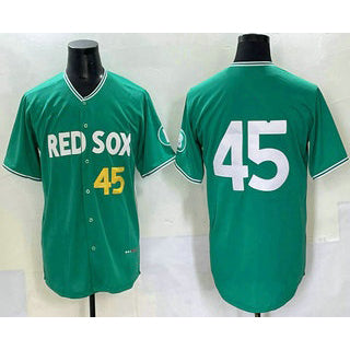 Boston Red Sox #45 Pedro Martinez Green JEROMEN 2025 City Connect Limited Jersey