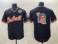 Detroit Tigers Team Big Logo Navy JEROMEN 2026 Alternate USA 250' Patch Vapor Premier Limited Stitched Jersey