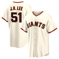 San Francisco Giants #51 Jung Hoo Lee Cream JEROMEN Home Replica Player Jersey