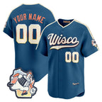 Custom Milwaukee Brewers Mineral Blue JEROMEN 2026 City Connect Stadium Stitched Stitched Jersey