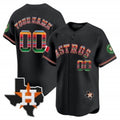Custom Houston Astros Mexico Texas Patch Vapor Premier Limited Jersey ¨C All Stitched JEROMEN