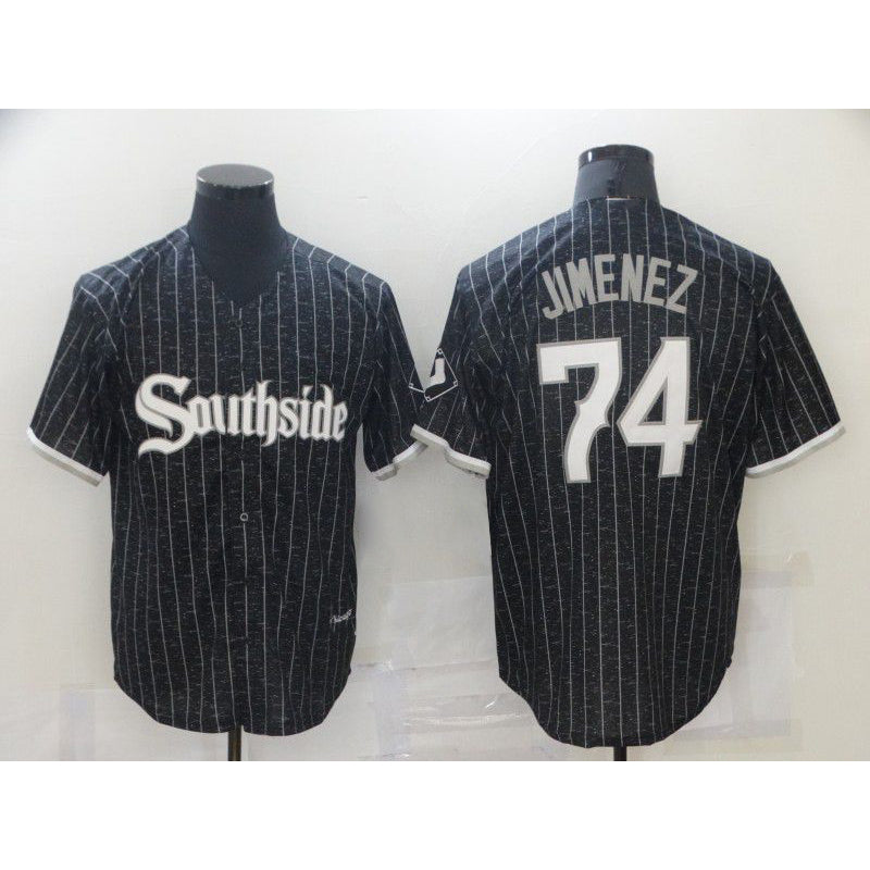 Chicago White Sox #74 Jimenez City Edition Black JEROMEN Game 2021 Jerseys