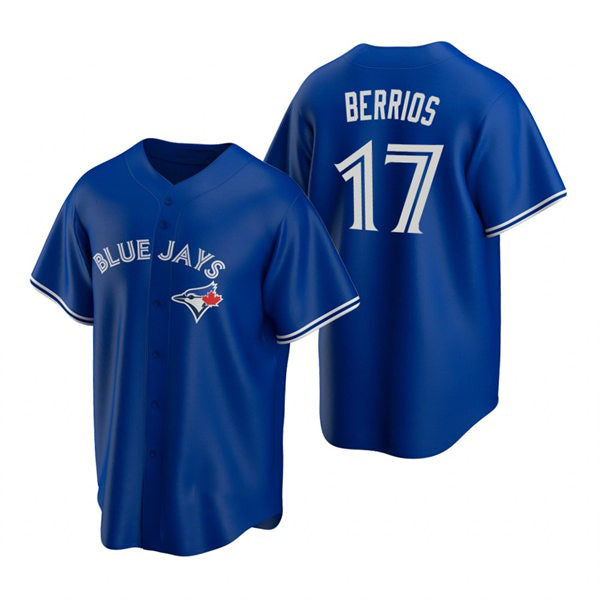 Toronto Blue Jays #17 Jose Berrios Royal JEROMEN Alternate Cool Base Jersey