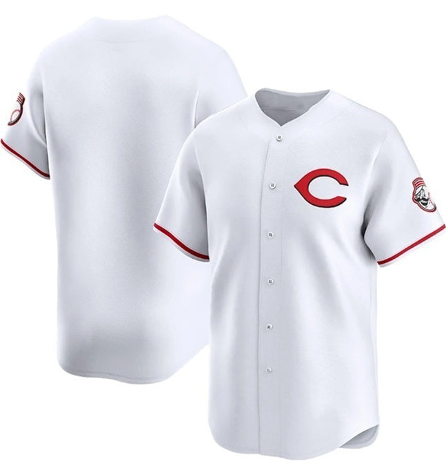 Cincinnati Reds Blank White JEROMEN 2025 Home Limited Stitched Jersey