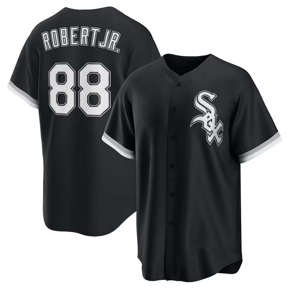 Chicago White Sox #88 Luis Robert Jr. Black JEROMEN Alternate 2 Replica Jersey