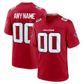 Custom A.Falcons Red JEROMEN Game Jersey