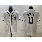 New York Yankees #11 Anthony Volpe White JEROMEN Fashion Cool Base Jersey