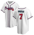 Atlanta Braves #7 Jurickson Profar White JEROMEN 2025 Cool Base Stitched Jersey
