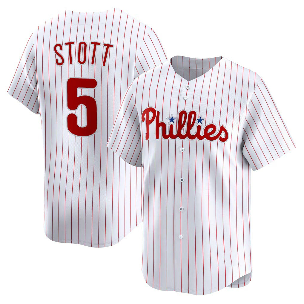 Philadelphia Phillies #5 Bryson Stott White JEROMEN Home Limited Player Jersey