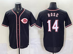 Cincinnati Reds #14 Pete Rose 2026 Fashion Replica Black JEROMEN Out Stitched Jersey