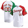Custom Chicago White Sox Mexico Vapor Premier Limited Jersey V3- White JEROMEN