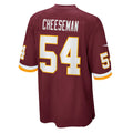 W.Football Team #54 Camaron Cheeseman Burgundy JEROMEN Game Jersey