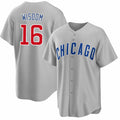 Chicago Cubs #16 Patrick Wisdom Gray JEROMEN Cool Base Stitched Jersey