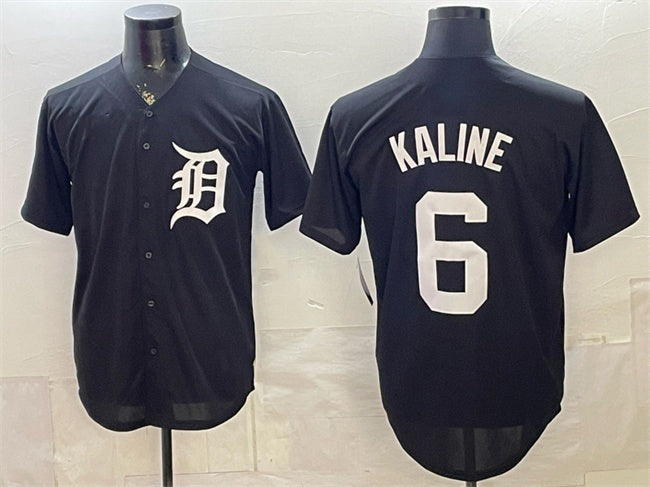 Detroit Tigers #6 Al Kaline Black JEROMEN Limited Stitched Jersey