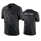 Custom B.Bills Active Player Black JEROMEN Reflective Limited Stitched Jersey
