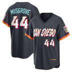 San Diego Padres #44 Joe Musgrove Obsidian JEROMEN 2026 City Connect Stadium Jersey