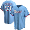 Texas Rangers #53 Adolis Garcia Light Blue JEROMEN Cool Base Stitched Jersey