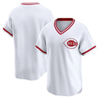 Cincinnati Reds White JEROMEN Throwback Cooperstown Collection Limited Jersey