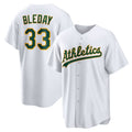 Oakland Athletics #33 JJ Bleday White JEROMEN Home Replica Jersey