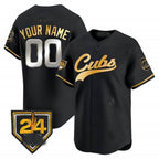 Custom Chicago Cubs 2024 Spring Training Patch Vapor Premier Limited Jersey ¨C Gray JEROMEN