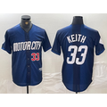 Detroit Tigers #33 Colt Keith 2024 Navy JEROMEN City Connect Cool Base Limited Stitched Jerseys