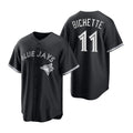 Toronto Blue Jays #11 Bo Bichette Black JEROMEN Stitched Cool Base Jersey