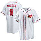 Cincinnati Reds #9 Matt McLain White JEROMEN Home Replica Jersey