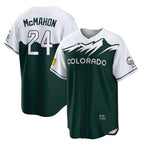 Colorado Rockies #24 Ryan McMahon Green JEROMEN 2022 City Connect Cool Base Stitched Jersey