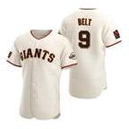 San Francisco Giants #9 Brandon Belt 2020 Cream JEROMEN Jersey