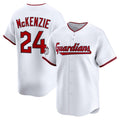 Cleveland Guardians #24 Triston McKenzie White JEROMEN Home Limited Player Jersey