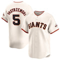 San Francisco Giants #5 Mike Yastrzemski Cream JEROMEN Cool Base Stitched Jersey