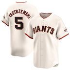 San Francisco Giants #5 Mike Yastrzemski Cream JEROMEN Cool Base Stitched Jersey