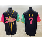 San Diego Padres #7 Ha Seong Kim Number Black JEROMEN NEW 2023 City Connect Cool Base Stitched Jersey