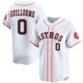 Houston Astros #0 Luis Guillorme White JEROMEN 2025 Home Limited Stitched Jersey
