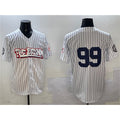 New York Yankees #99 Aaron Judge White JEROMEN Bronx Graffiti Vapor Limited Stitched Jersey