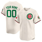 Custom Chicago Cubs Mexico Vapor Premier Limited Jersey V3 ¨C Cream JEROMEN