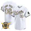 Custom Baltimore Orioles Armed Forces Day Vapor Premier Limited Jersey ¨C White JEROMEN