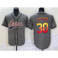 Houston Astros #30 Kyle Tucker Grey JEROMEN Gridiron Cool Base Stitched Jersey