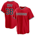 Cleveland Guardians #38 Steven Kwan Red JEROMEN Cool Base Limited Stitched Jersey