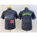 Tampa Bay Rays #56 Randy Arozarena Number Charcoal JEROMEN 2024 City Connect Limited Stitched Jerseys