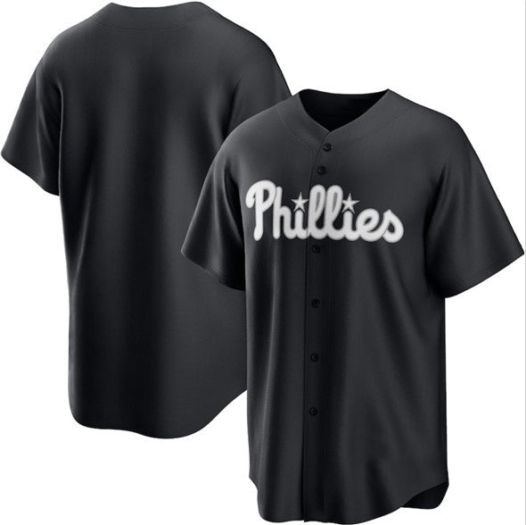 Philadelphia Phillies Blank Black JEROMEN Lights Out Limited Stitched Jersey