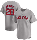 Boston Red Sox #28 Danny Jansen Gray JEROMEN 2024 Away Limited Stitched Jersey