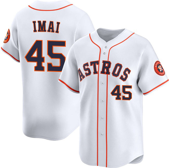 Houston Astros #45 Tatsuya Imai White JEROMEN 2026 Home Limited Stitched Jersey